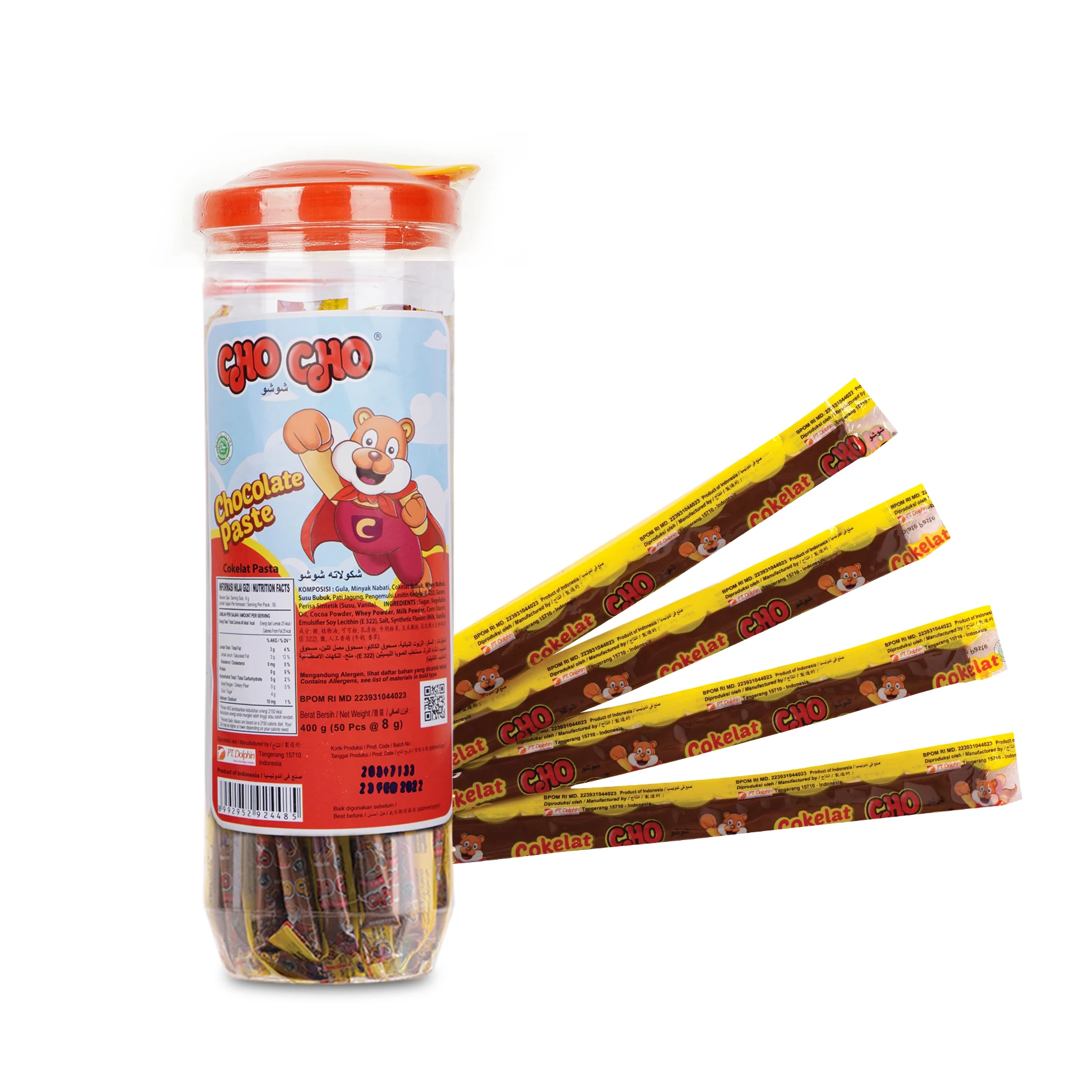 Chocolate Paste 7 g in Jar Packing CHO CHO