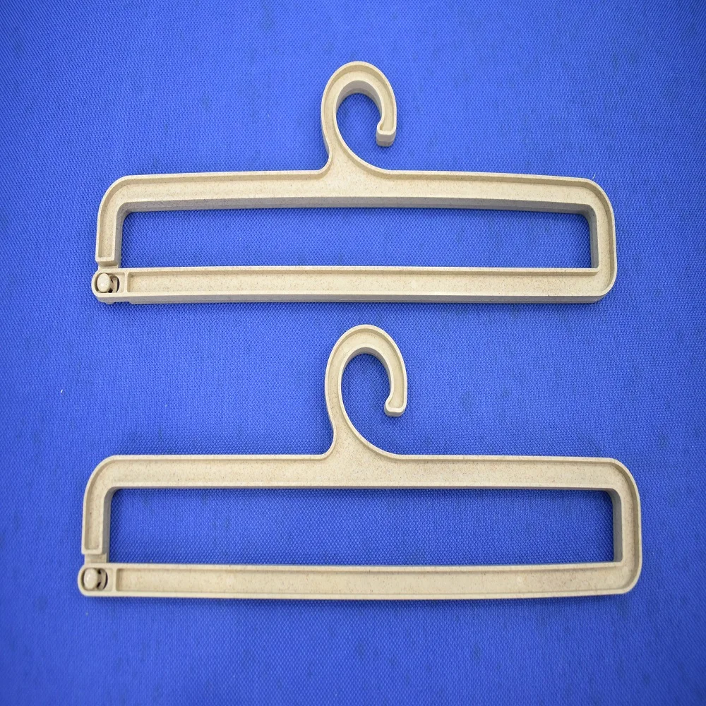 Hanger from rice husk material are safe and lightweight and can use for display or clothes towels ties