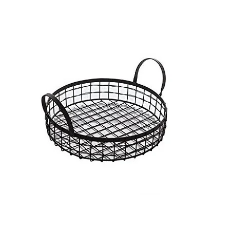 Metal Different Color Bread Basket With Prime Quality Customized Size And Shape Wire Storage Baskets