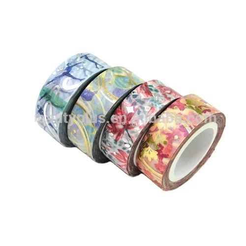  DIY Decorative Craft japanese gold foil washi masking paper tape for