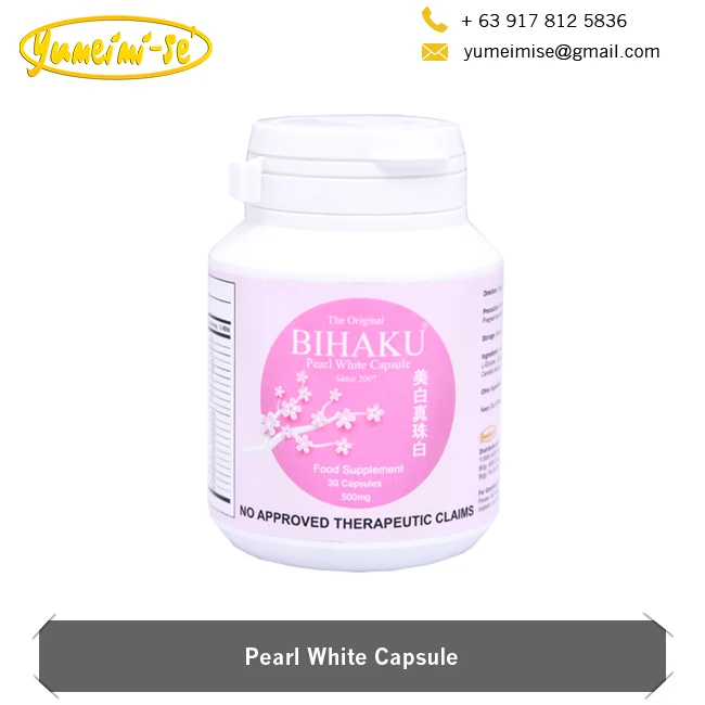 
Original Bihaku Pearl White Capsule 30 Capsules 500mg 