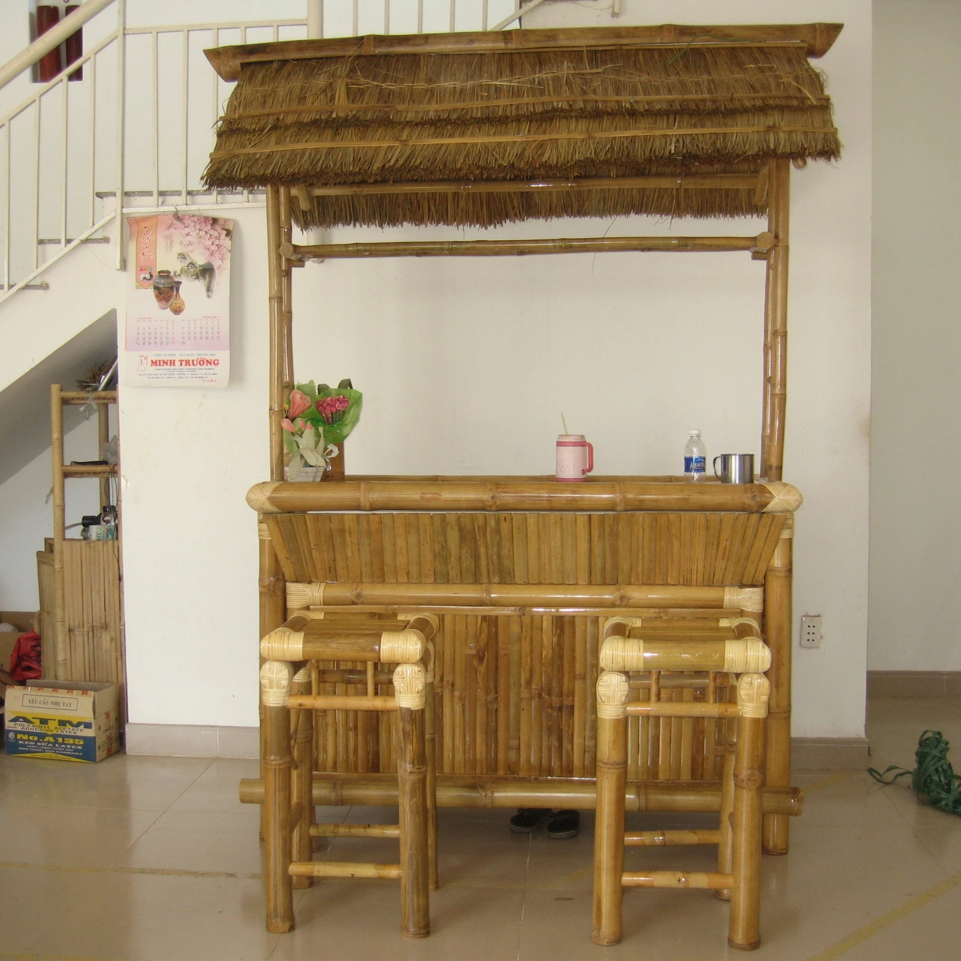 Бамбуковый бар TIKI для курорта, встречи, отдыха