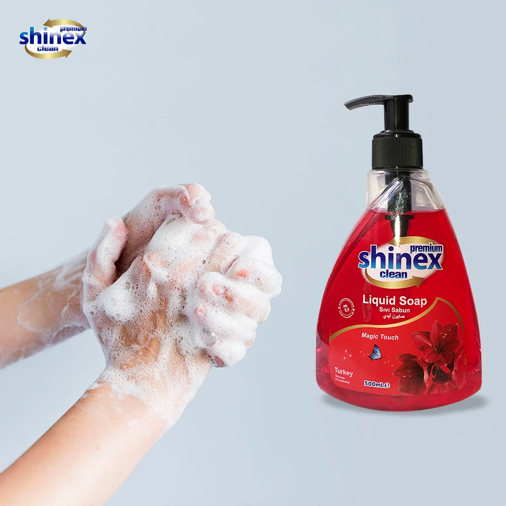 Оптовая продажа 0.5L жидкое мыло для рук eco-friendly 500 мл Magic Touch Аромат Жидкое мытья Сделано в Турции
