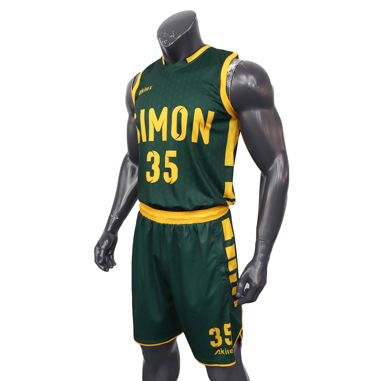 Custom your own team basketball uniforms reversible basketball jersey set