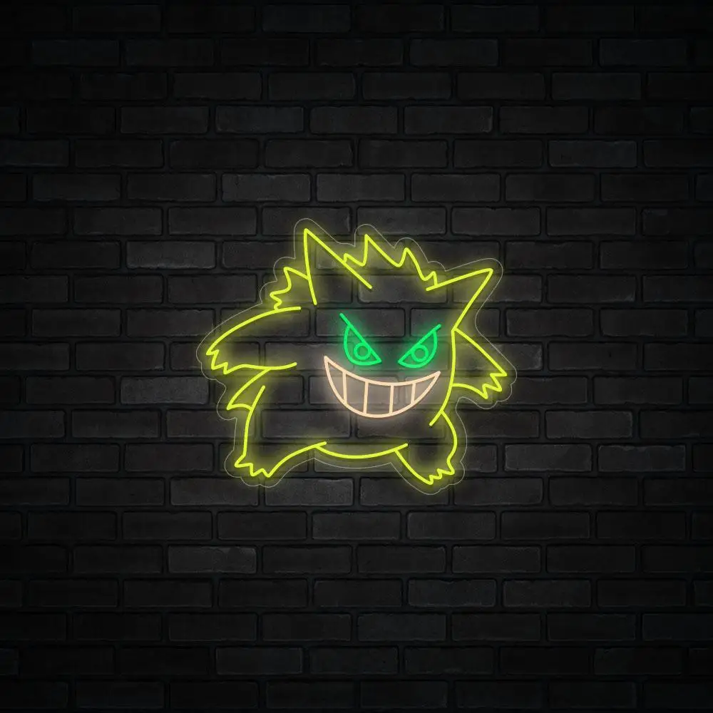 Gengar-светодиодная неоновая вывеска