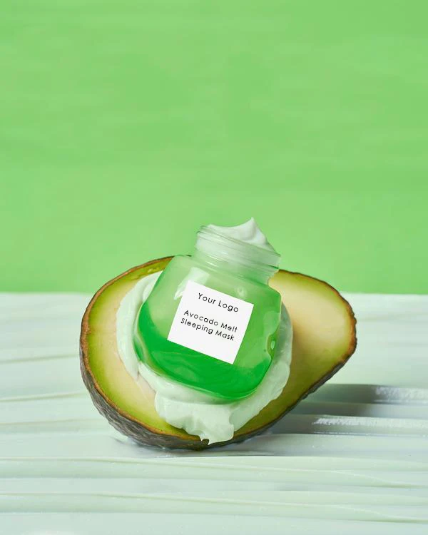 Частная этикетка авокадо желе уход за кожей лица маска для мужчин и женщин