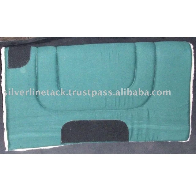 Fashion Style High Quality Quality Cotton Fabric Horse Saddle Pad Black Accessories Embroidery Customized Logo Waffle Time Good