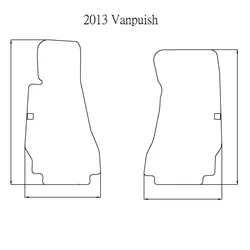 Taiwan Premium carpet Customized car mat campatible with Aston Martin Rapide S/VANQUISH