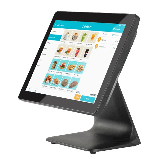 15 inch touch screen window payment pos billing system with cash register all in one accounting clothing store display