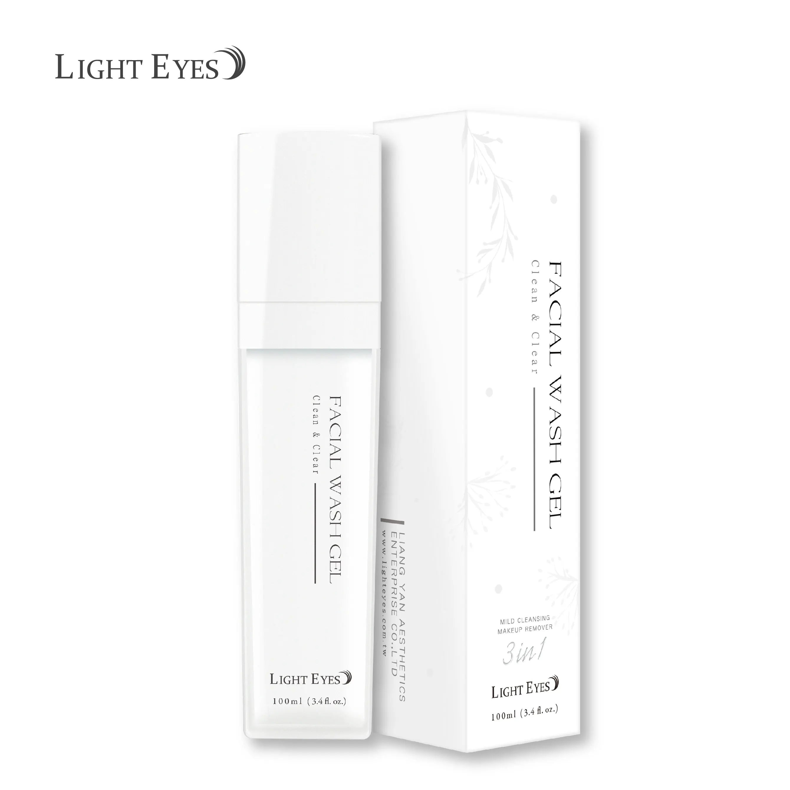 Gel facial cleanser Gel type oil free eyelash extension applicable 100 ml