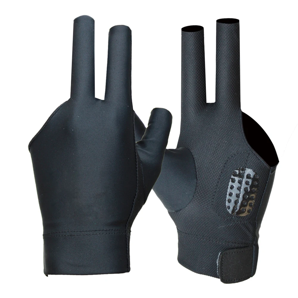 Cheap Factory Elasticity Hot Sale High Quality Manufacturer Open Finger Pooling Snooker Billiards Gloves