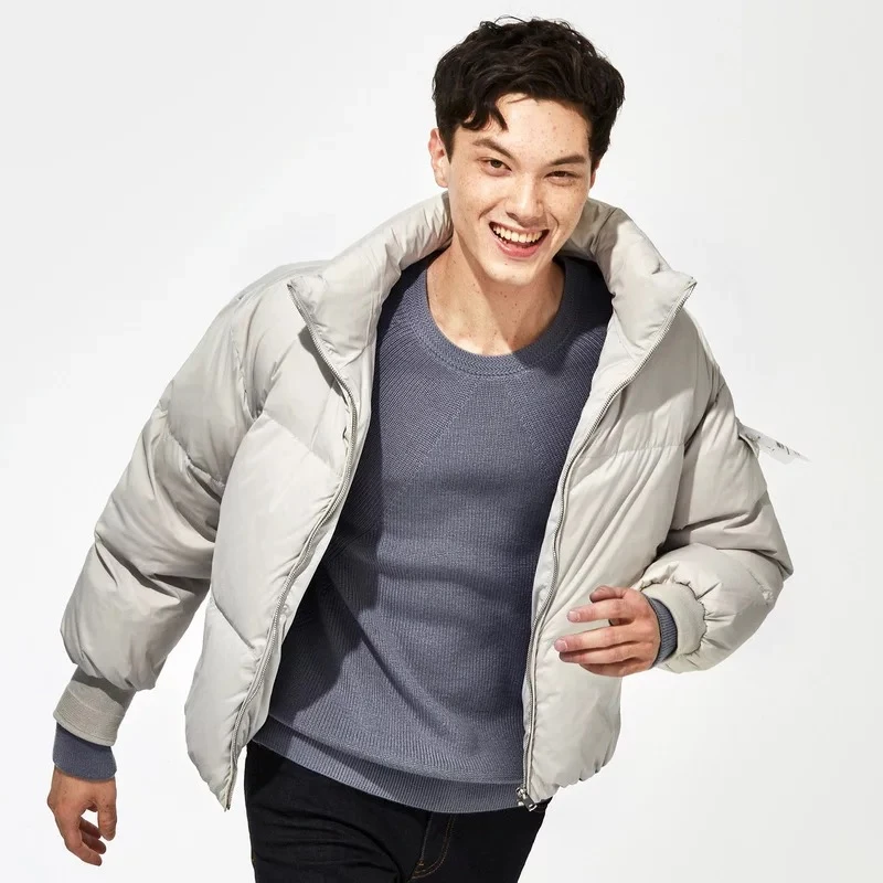 Man jacket stylish puff jackets custom winter puffer coats jacket men 2 buyers cold winter bubble puffer coat men crane down