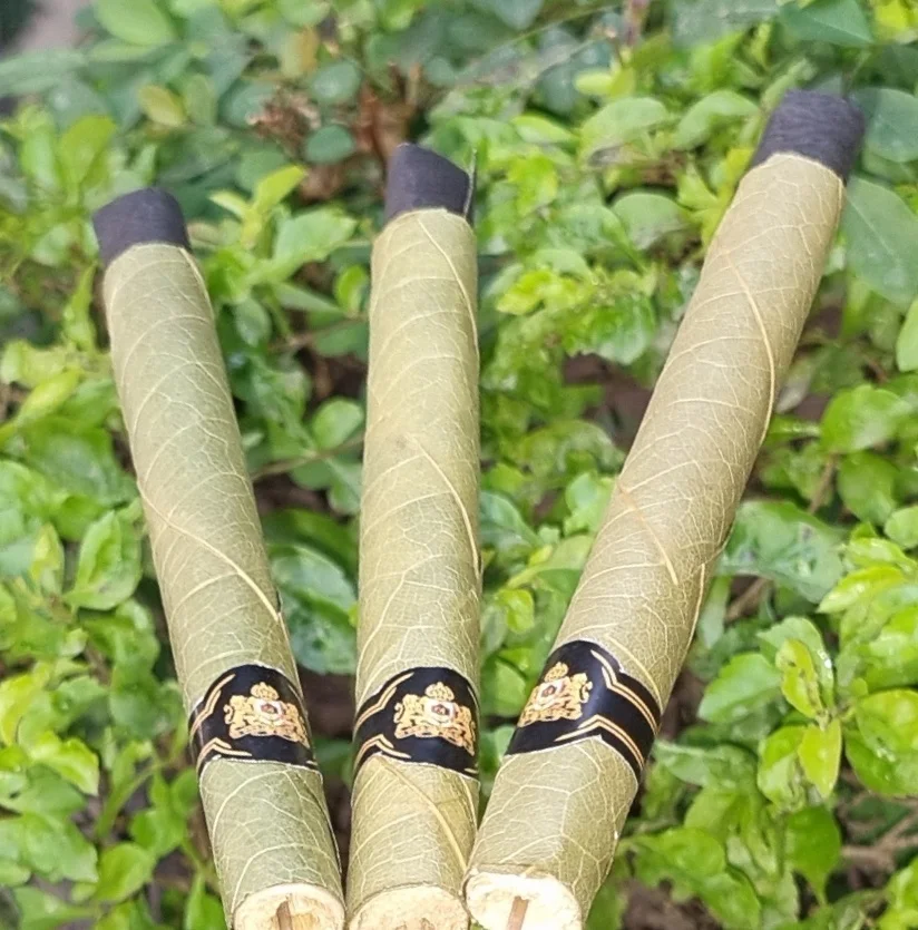 Beautifully Hand Rolled Green Cordia King Rolls..jpg