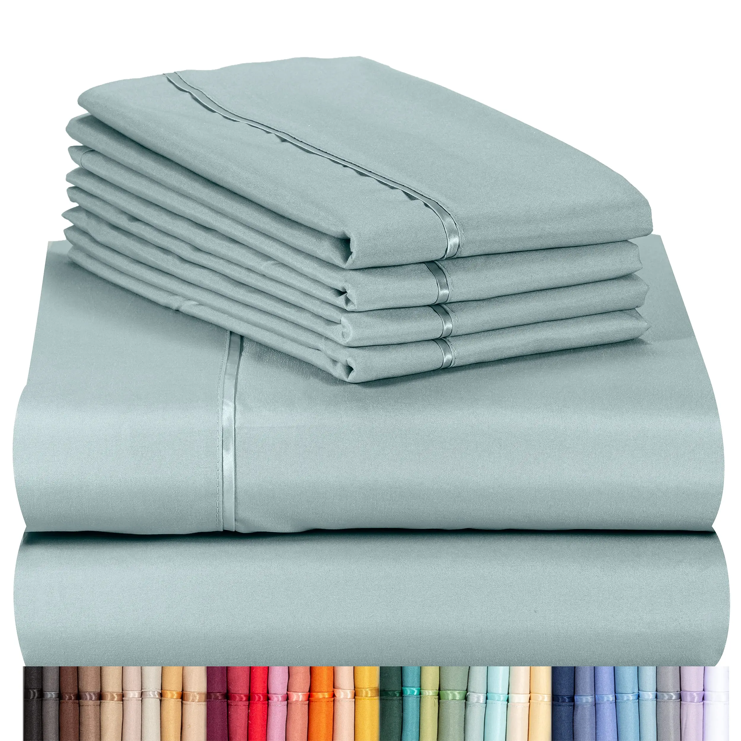 400 Thread Queen Bunk Egyptian Cotton Bed Sheets
