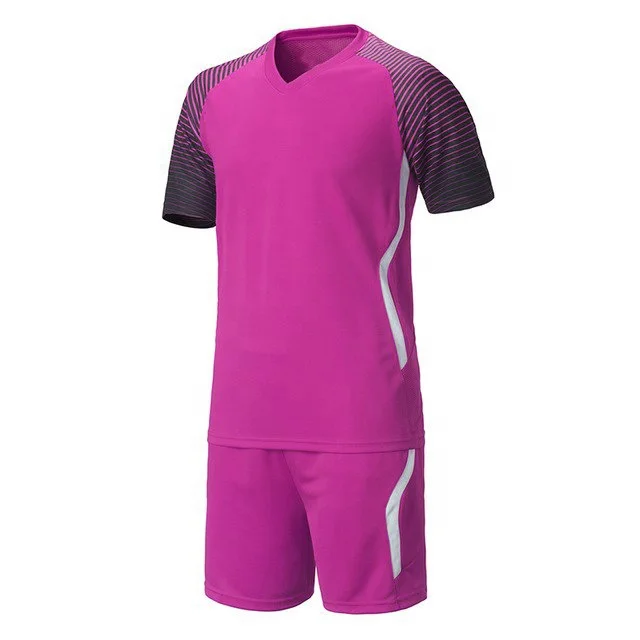100% polyester custom made professional soccer uniform made of polyester Men Blank  Wholesale Sublimation Plain Print