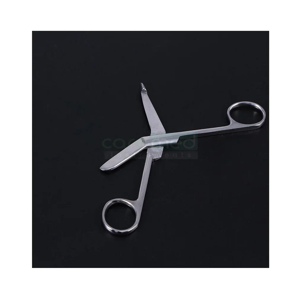 Professional Stainless Steel Bandage Scissors Sharp Blades Smooth Handle Curved Lister Bandage Scissors | Caremed Instruments