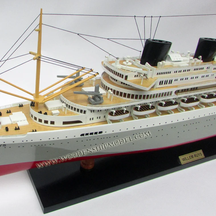 Деревянная модель корабля MS WILLEM RUYS/модель круизного судна/модель ручной работы