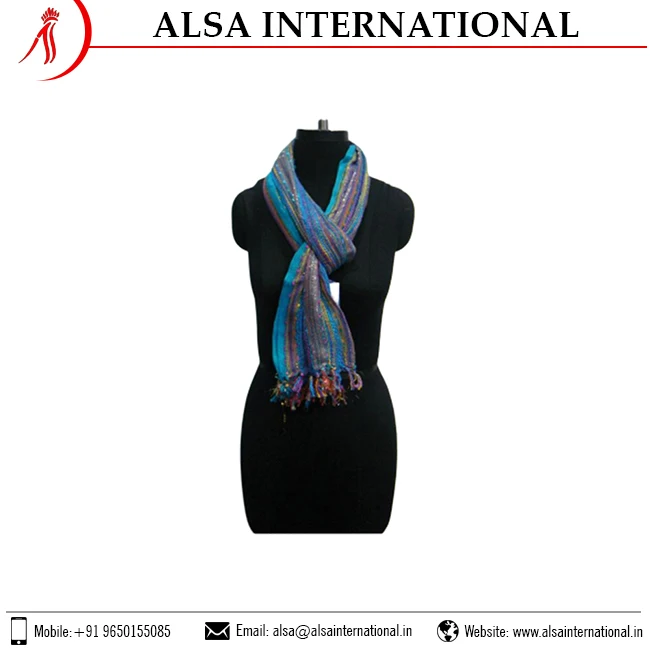New Collection Premium Quality Women Viscose Scarf with Tassel for Sale