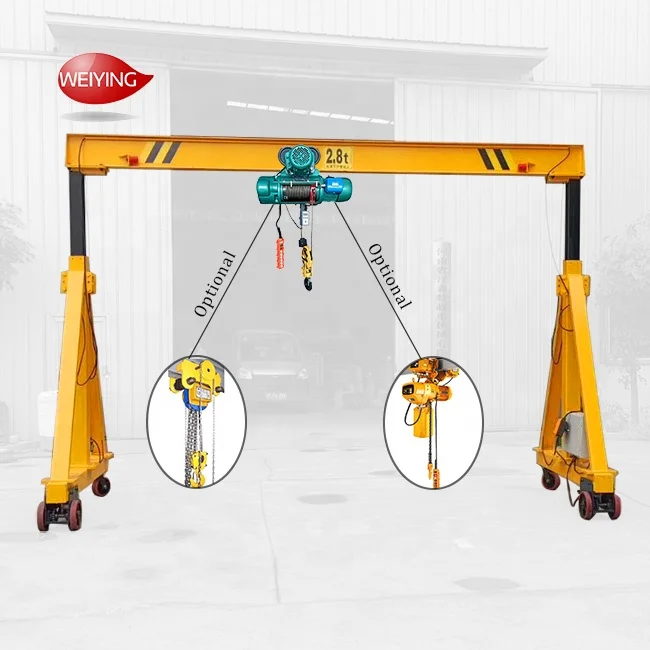 Portable Portal Indoor Used Gantry Mini Crane frame portable gantry crane