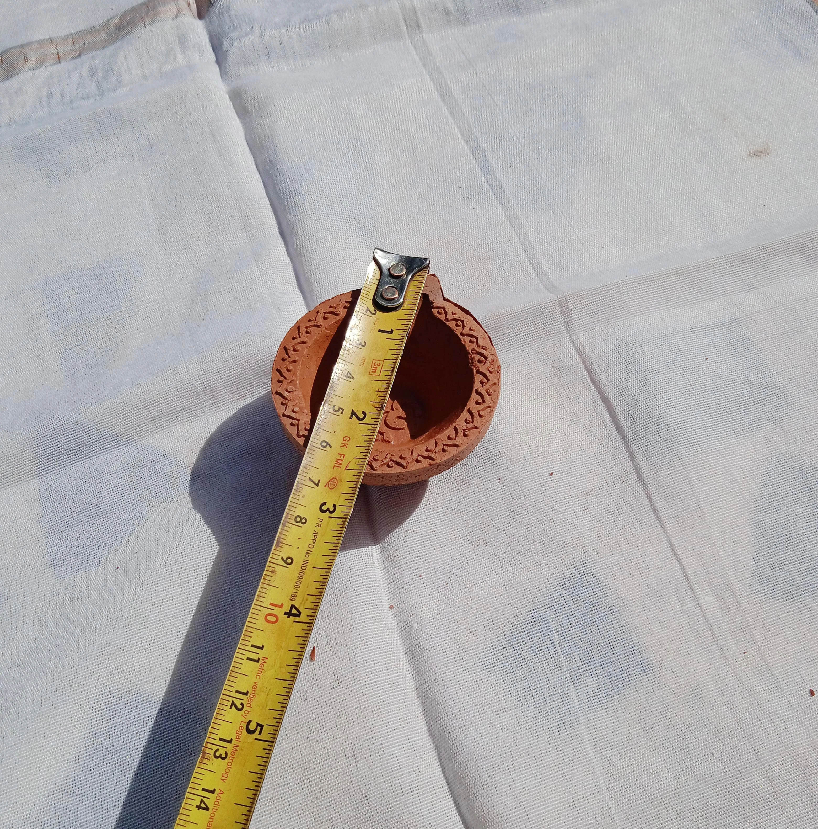 Natural clay terracotta Handmade red clay diwali diyas oil lamps deepak for diwali festival and rituals in small sizes