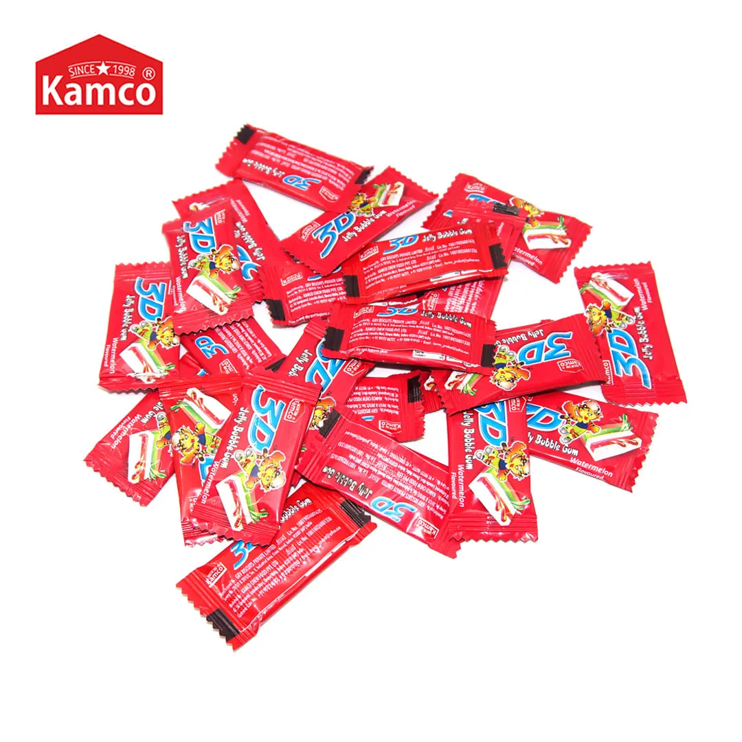 Export Quality 3D Jelly Watermelon Bubble Gum