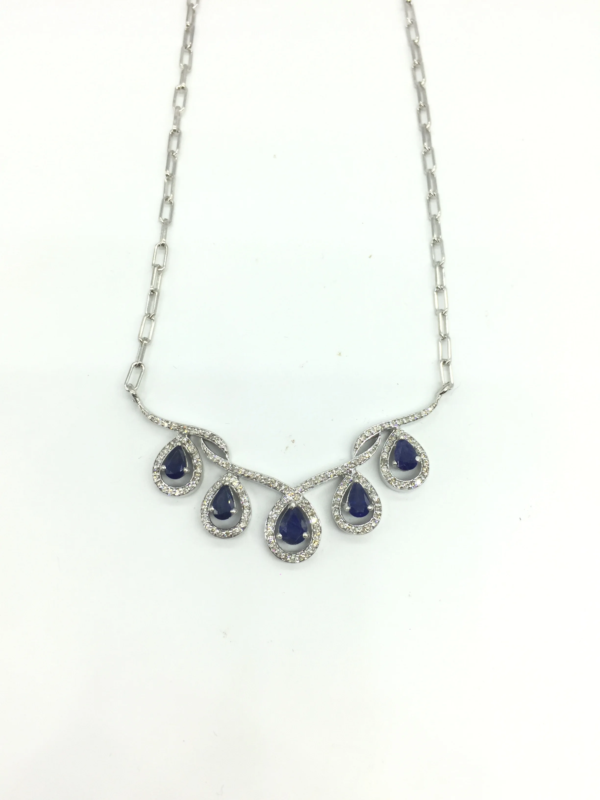 Кулон из натурального фиолетового аметиста на заказ ювелирные изделия в виде Луны ожерелье ручной работы от местных индийских ремесленников