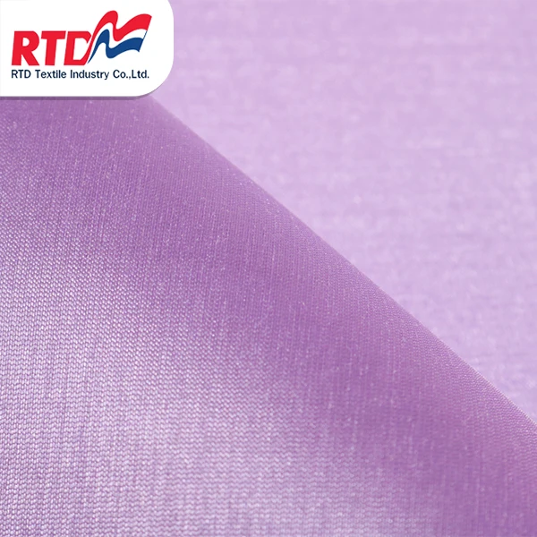 Швейцарский шелк RTD 100% полиэфирная ткань премиум-класса товары для одежды светло-фиолетовый