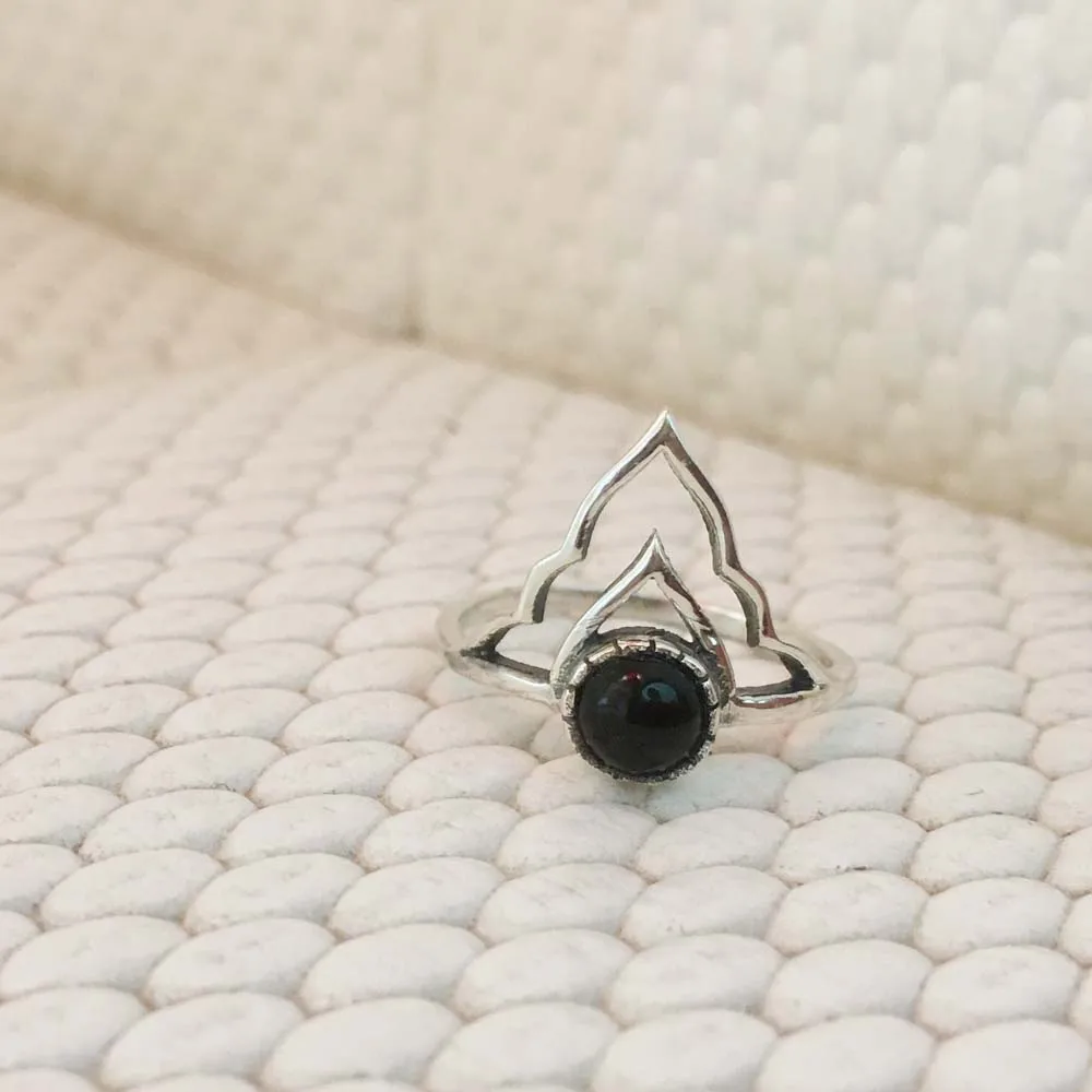 New Arrival Professional Design Ring Natural Black Onyx Gemstone Perfect Quality Pure 925 Sterling Silver Factory Wholesale Ring