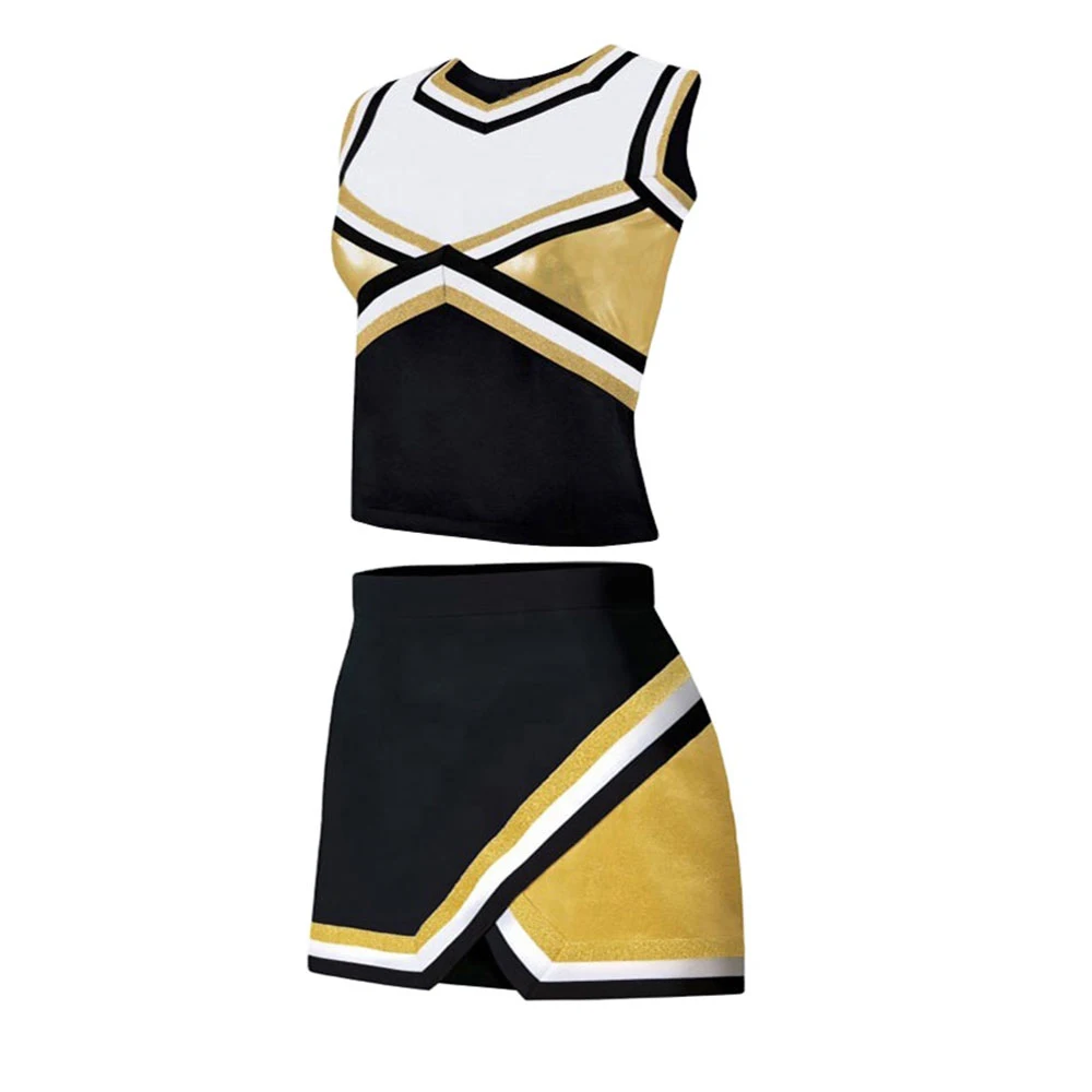 Top Sales Custom Youth Cheerleader Custom Cheer Costume Uniforms New Brand Cheerleading Uniform Set