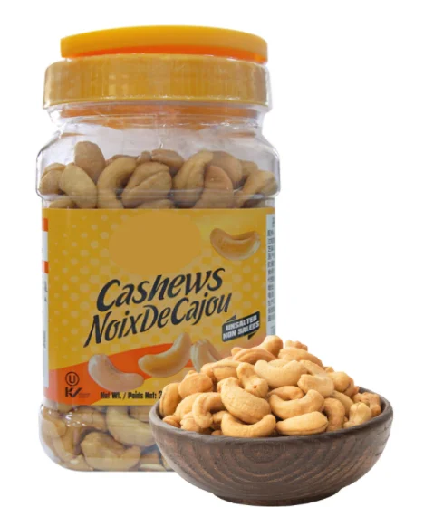 Несоленые жареные орехи кешью w450