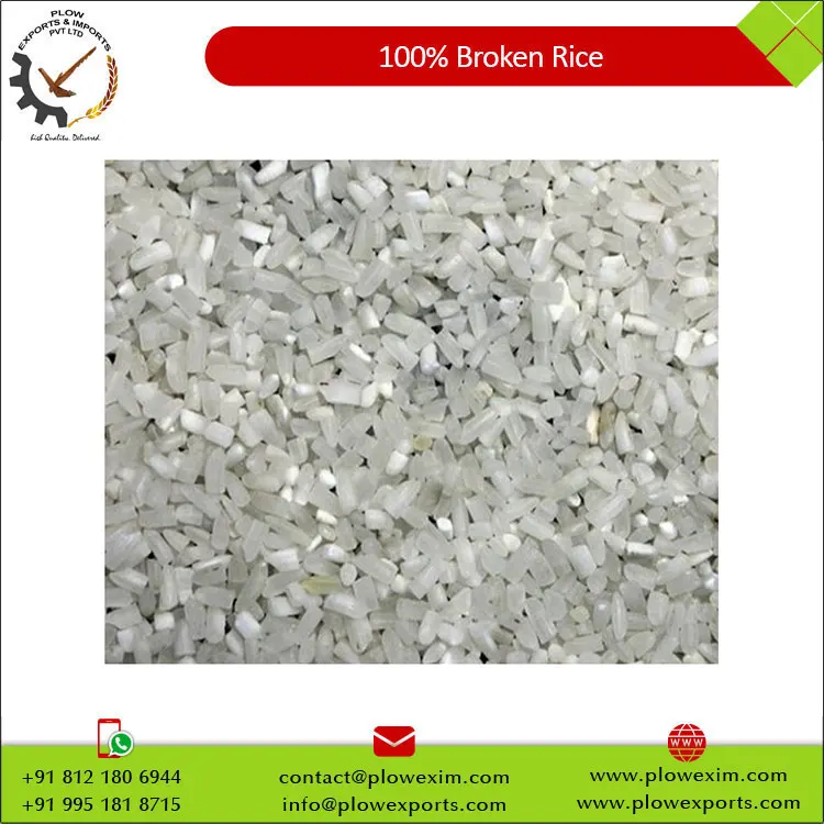 100% Broken Rice Non Sortex Manufacturer from India at Wholesale Price