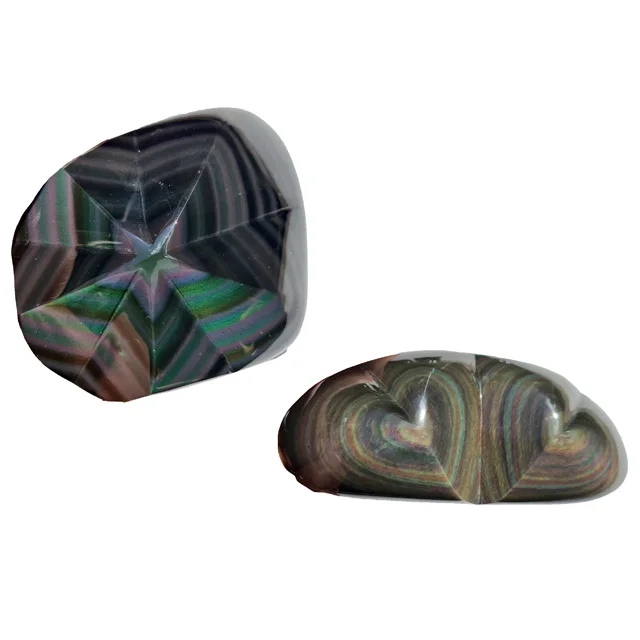 Freeform Rainbow Obsidian. Shop Now Incredible natural mexico rock