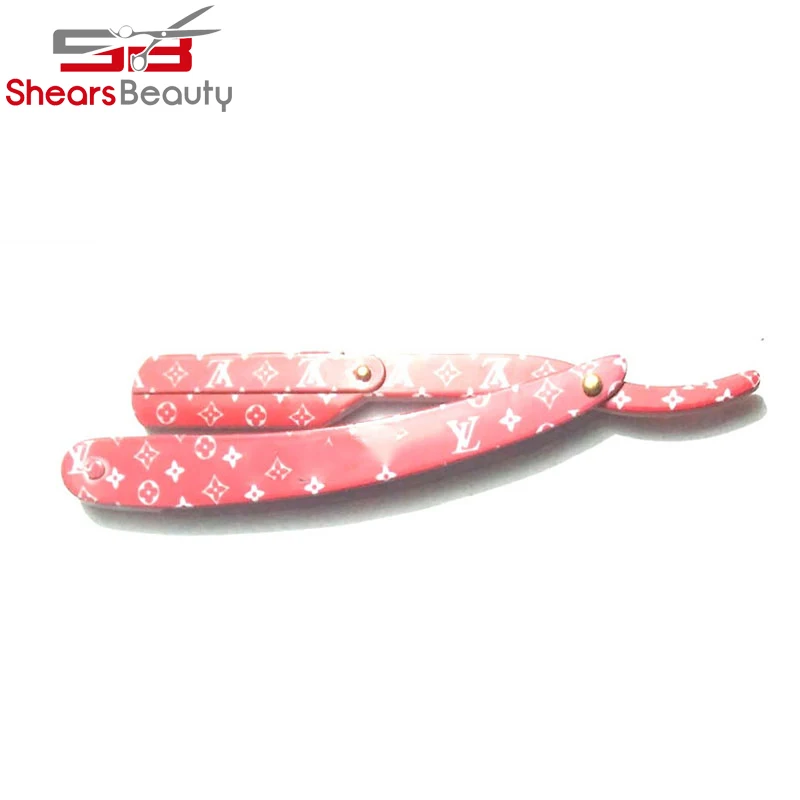 Парикмахерская бритва с прямым краем для мужчин из нержавеющей стали одним острыми лезвиями