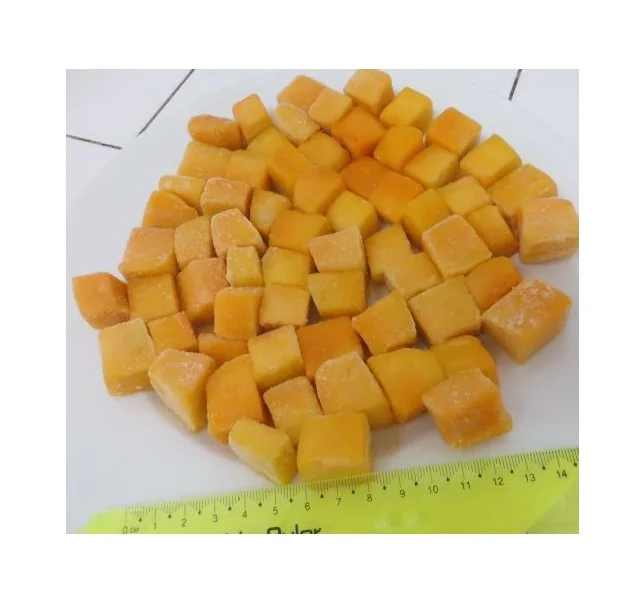 Сладкий IQF Замороженные ломтики манго из вьетнамской консервированной воды цельной мякоти и кокосовых бананов в объемной вакуумной упаковке картонная