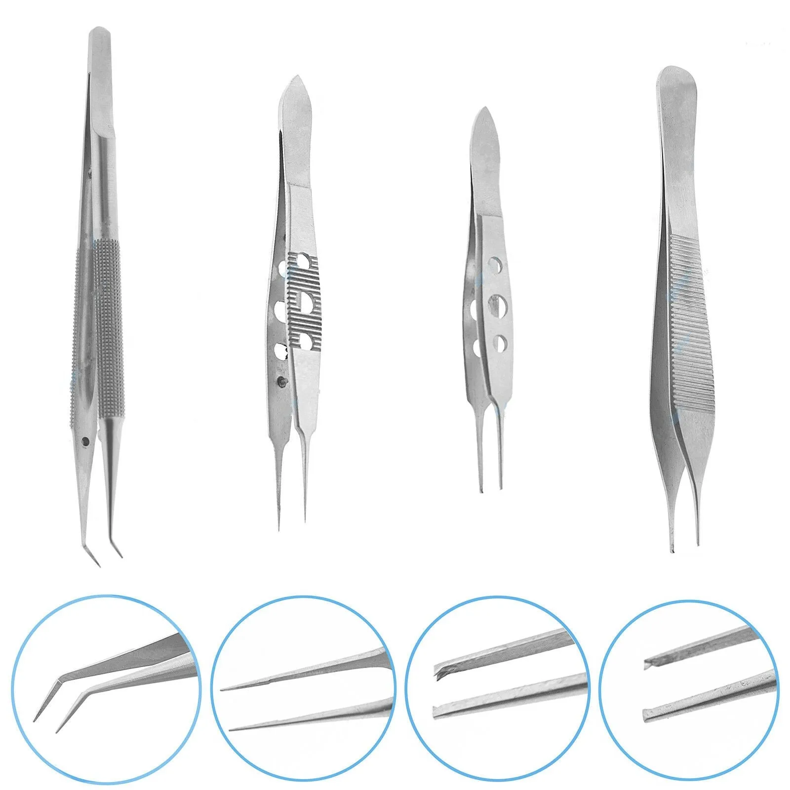 Ophthalmic Instruments Set Of 33 Pieces Ophthalmic Cataract Eye Micro Medical Surgery Stainless Steel CE Approved ISO