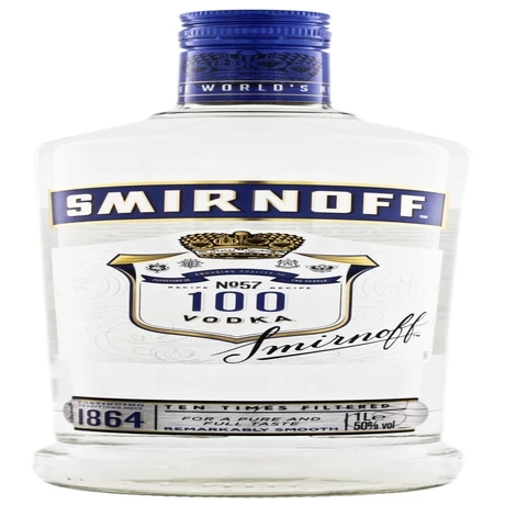 Оригинальная водка Smirnoff зернистость 100% дистиллированная