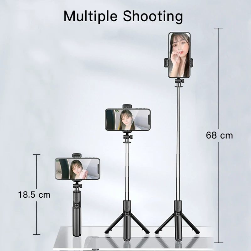 Hot Selling Selfie Stick Intergrated Tripod Stand with Wireless Remote for Mobile Phone