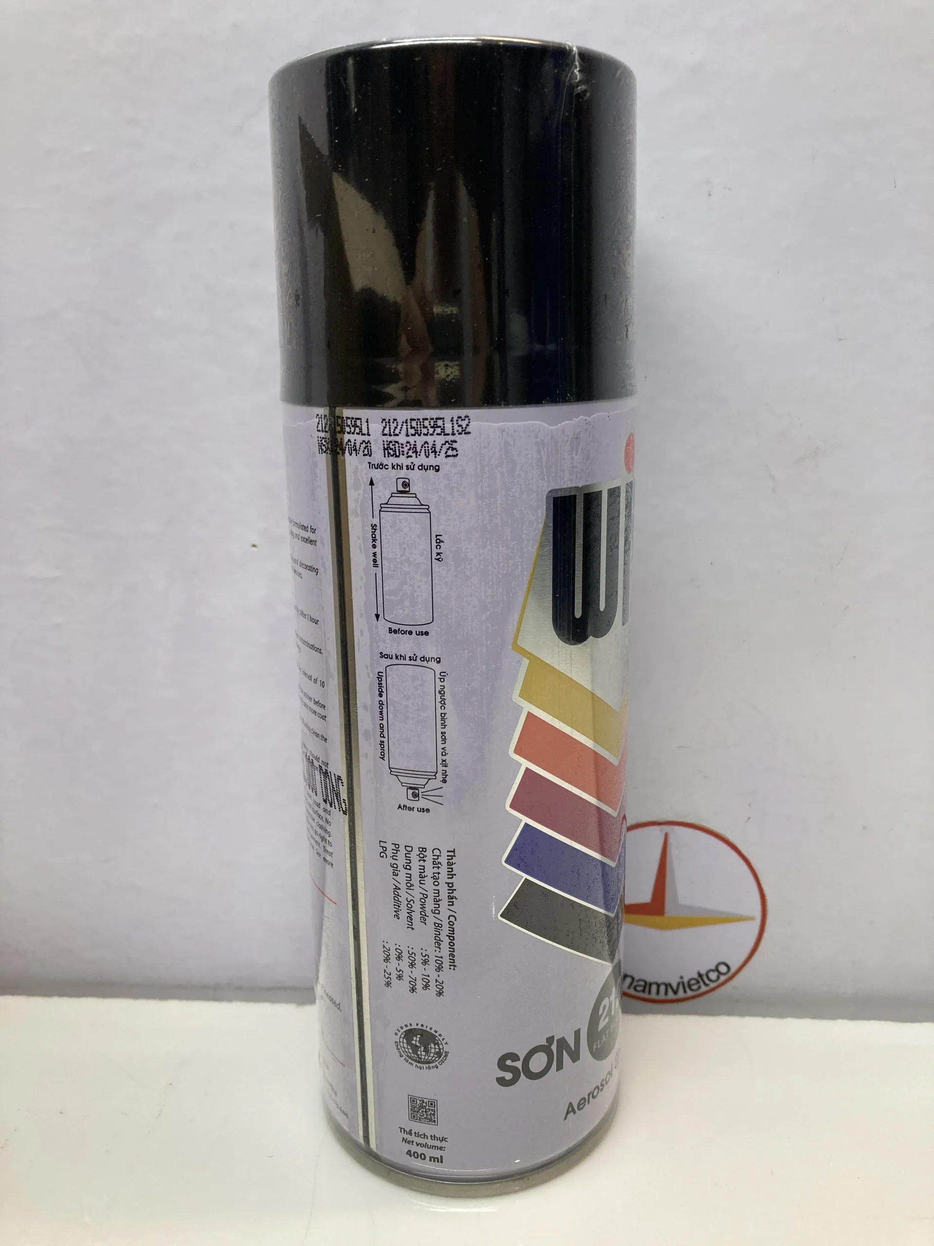
Aerosol Spray Paint beautiful colors, Good adhesion, quick drying 5-8 Minutes for Dry Surface (Win 400 ML) 