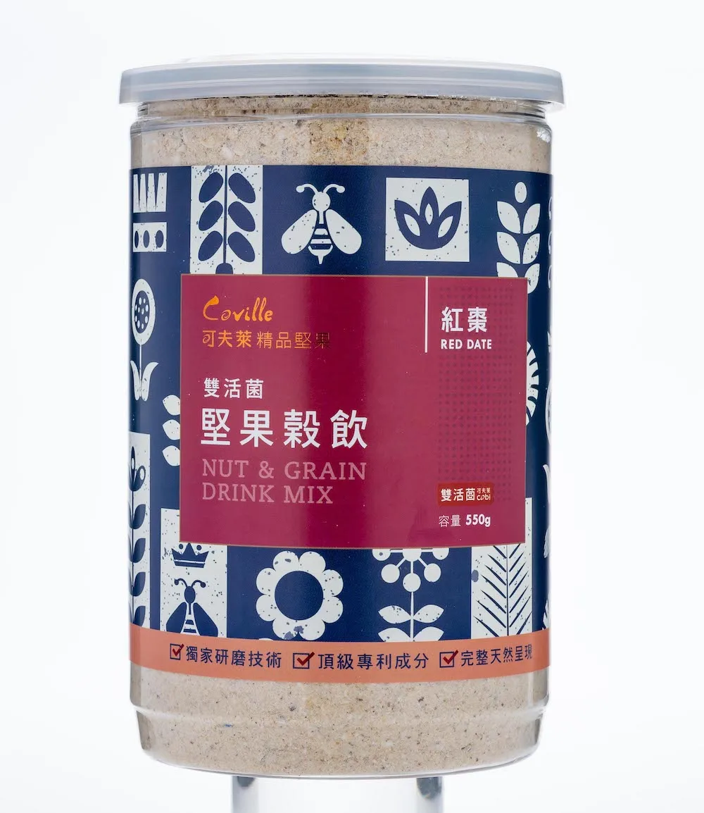 Мгновенная каша Coville с орехами и зернами-Оригинал/Клюква/черный кунжут/абрикосовое ядро/красные даты/24 шт. на выбор-Сделано в Тайване