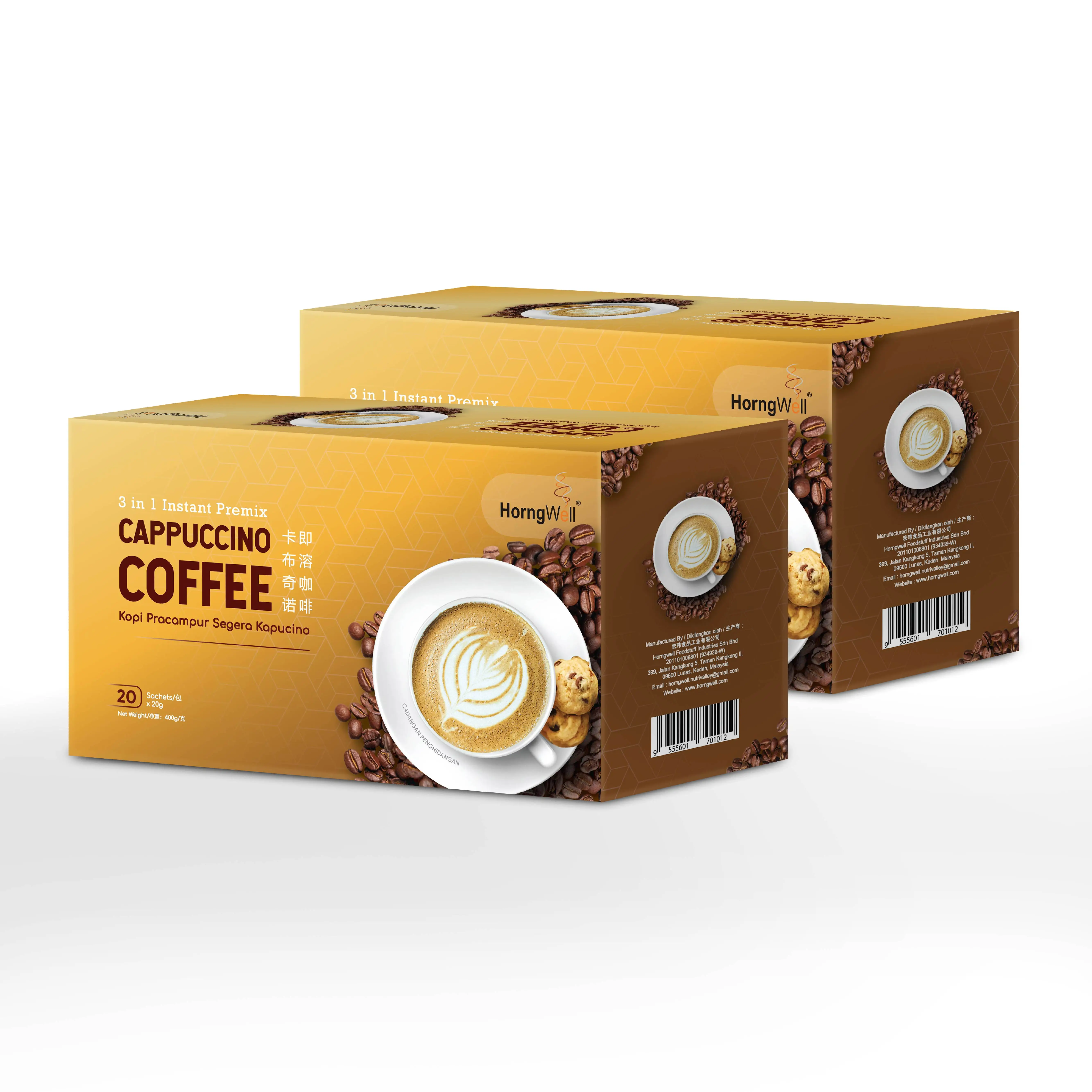 High Quality And Delicious Cappuccino Coffee Powder Instant Coffee