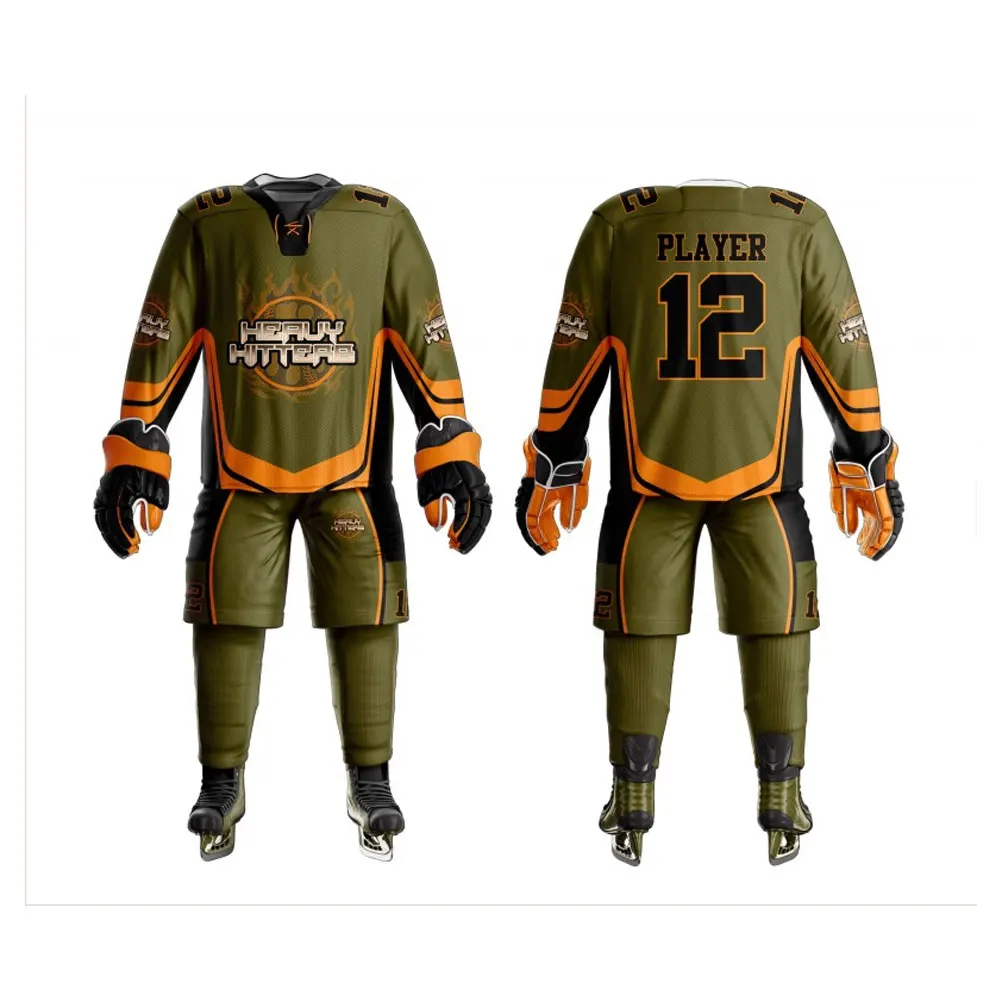 
Hockey uniform custom for team/Hockey uniform/Custom Team Set Ice Hockey Jerseys Uniform 