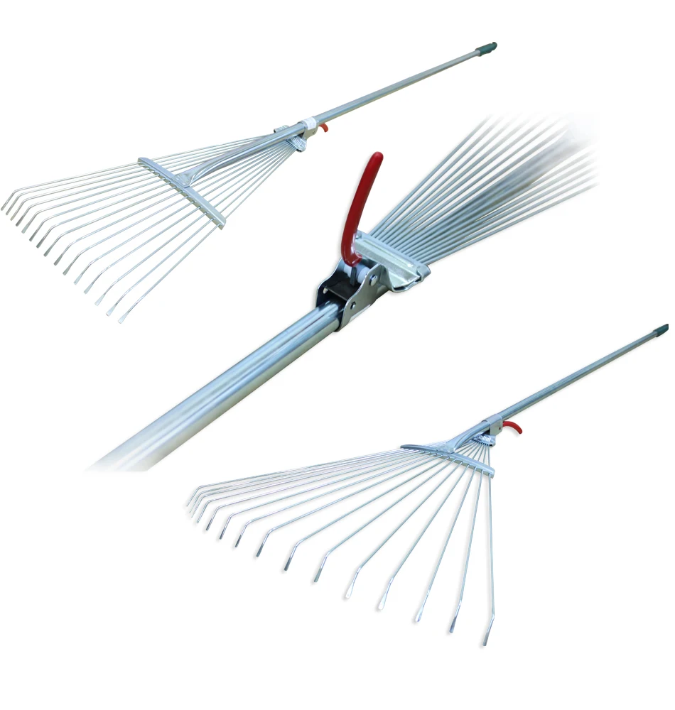 GR-22T23F Fixed Metal Garden Rake 22 teeth Broom Rake