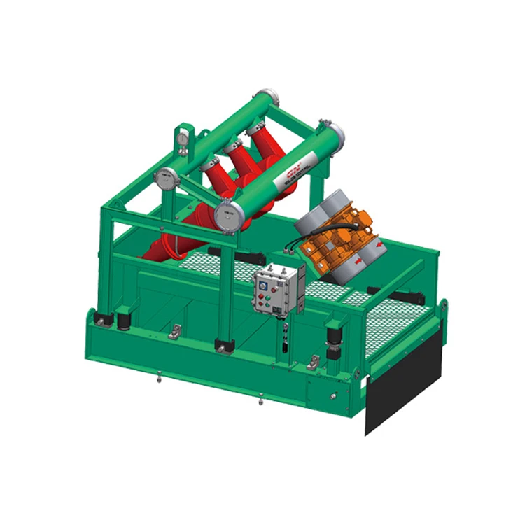 1676x1754x1822 mm Solid Control Equipment Mini Mud Cleaner Desander for Oil Gas drilling