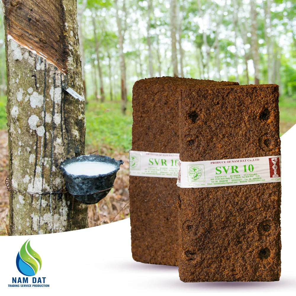 New Surface Friction Multiple Purposes Flexible Natural Material Rubber SVR 10 (TSR 10) With Brown Color