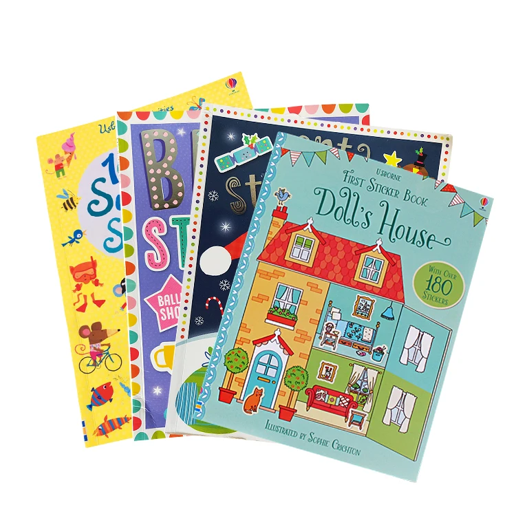 
Custom Printing Children Cars Travel Coloring Stickers Book 