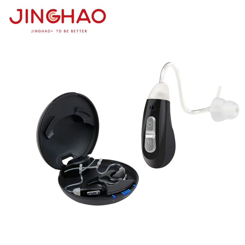 Jinghao медицинские принадлежности небольшой Магнитный слуховой аппарат Bte для глухих людей гарнитура из Китая