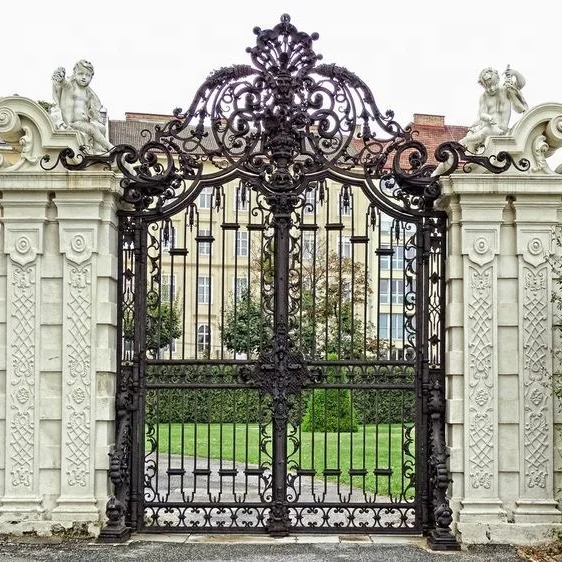 Main Gate Designs Wrought Iron Gate From Vietnam