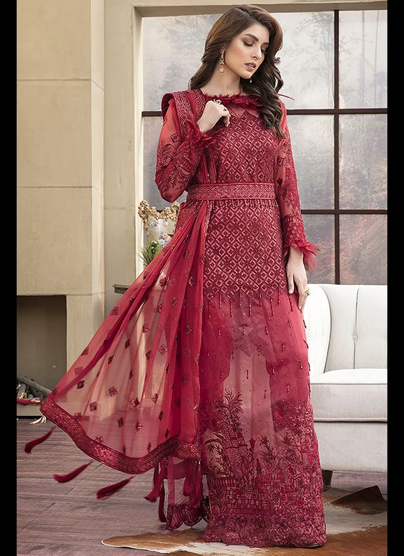  Сшитая/НЕОБРАБОТАННАЯ полная вышитая льняная ткань из 3 частей Salwar Kameez с принтом дупатта для женщин 2021