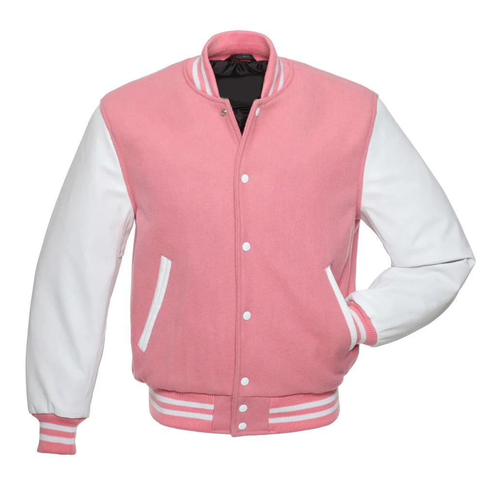 
Factory Custom Design Baseball Jacket Long Sleeves Unisex Sport Varsity Jacket 