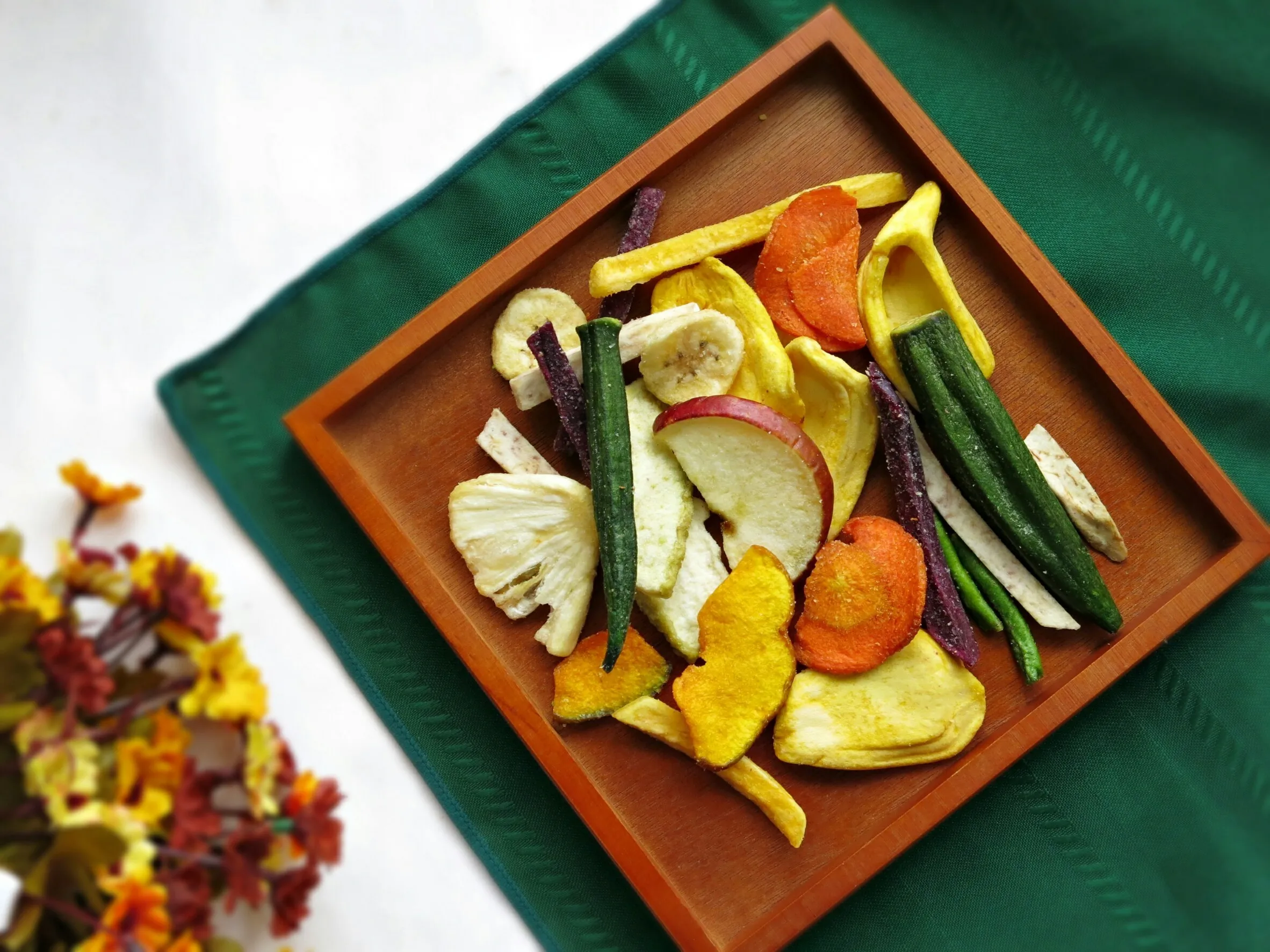 
Fast Delivery Healthy Mixed vegetable crisps 